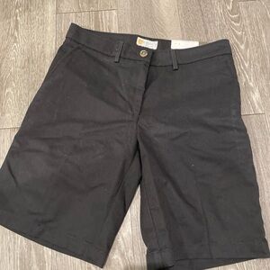 Elegant Black Women's Bermuda Shorts